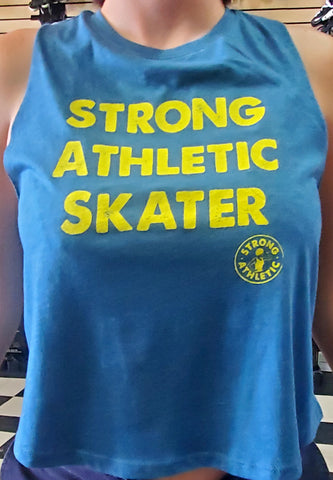 Strong Athletic Skater Crop Tank