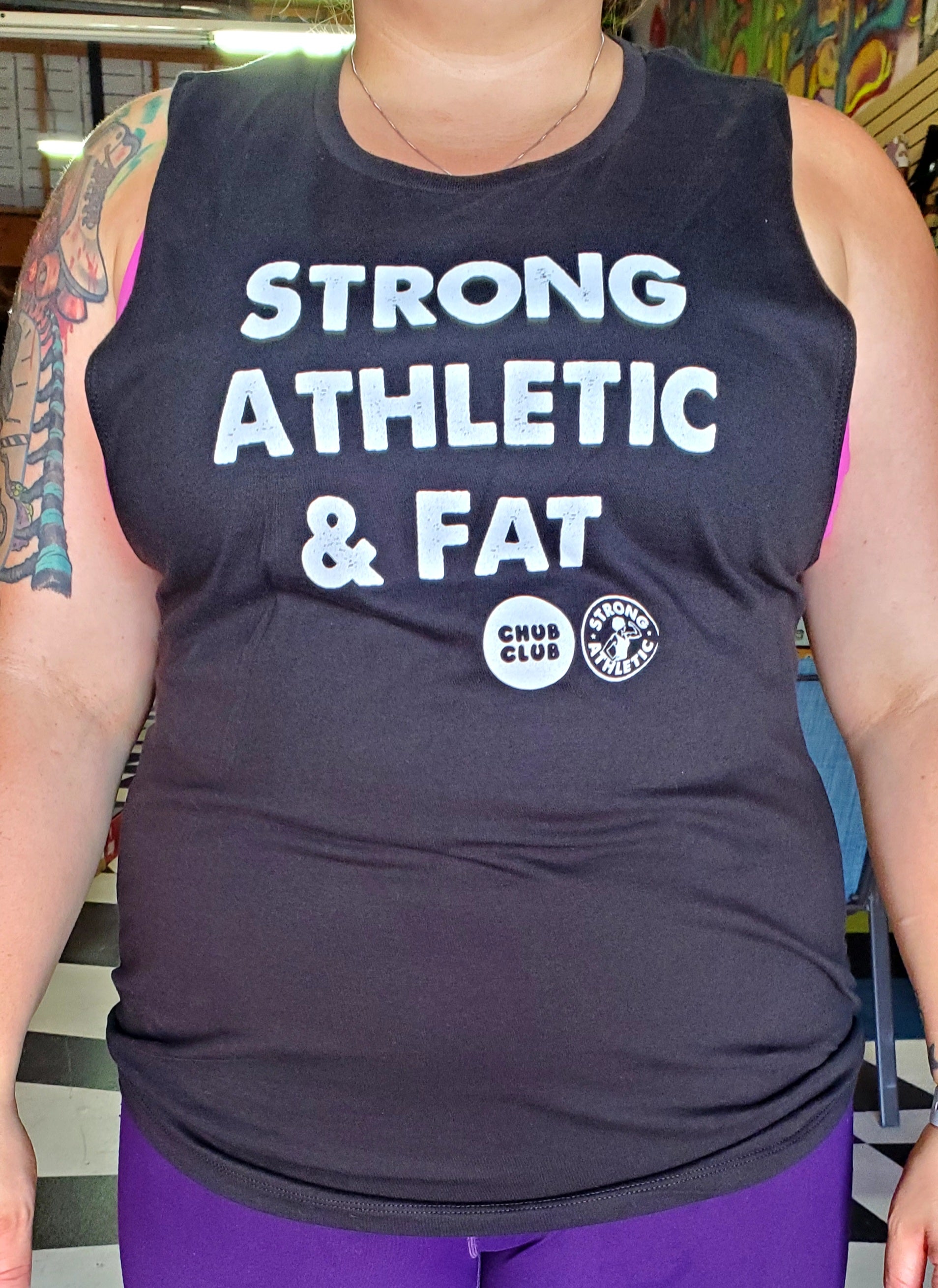 Strong Athletic & Fat Tank