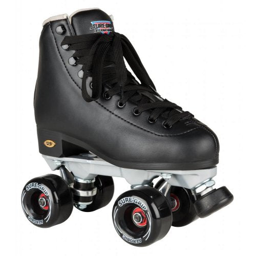 Sure-Grip Fame Outdoor Roller Skate in Black