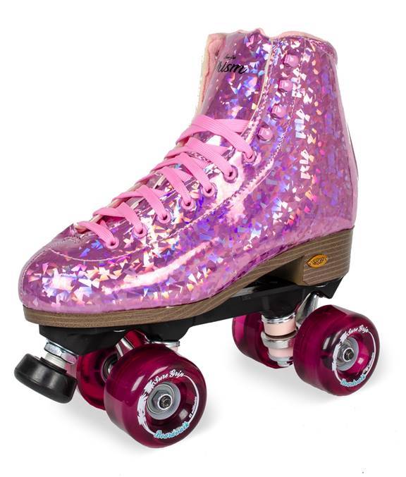 Roller skate accessories skate charm - Cute Pink Vinyl Heart