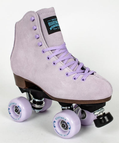 sire grip lavender suede Boardwalk roller skate 