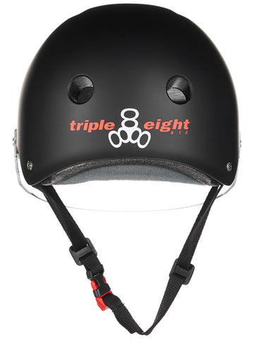 triple8 Dual Certified Sweatsaver Visor Helmet